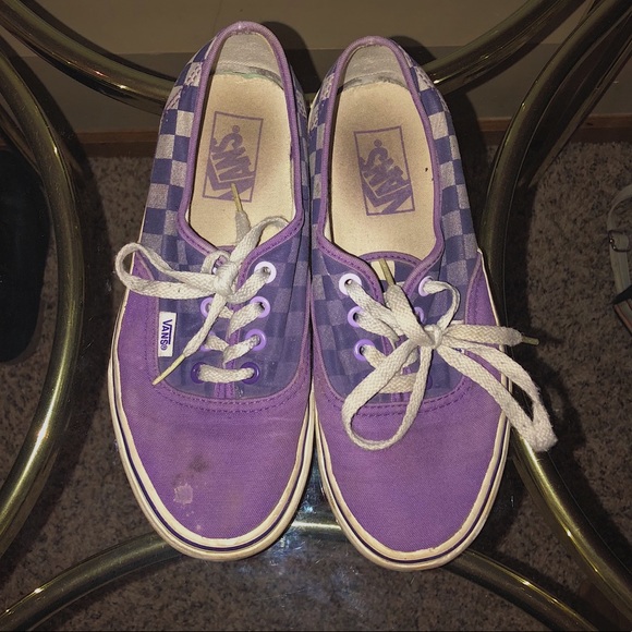 solid purple vans